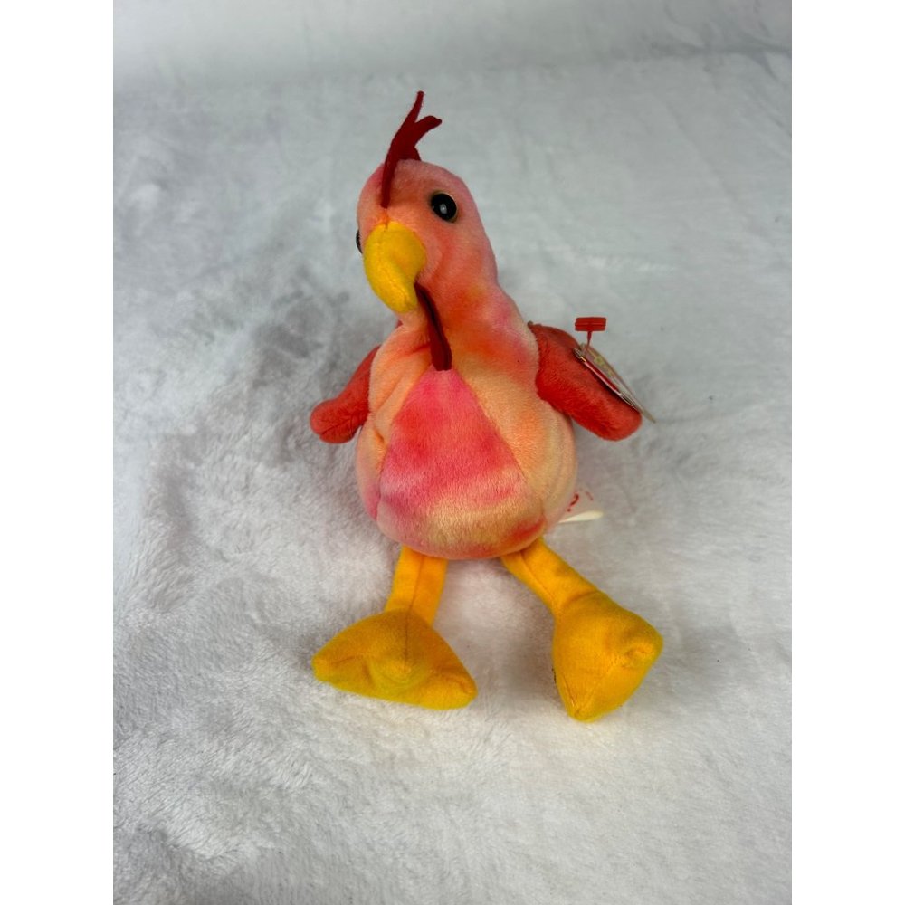 Ty Beanie Baby STRUT The ROOSTER Original Retired date of birth March 8, 1996